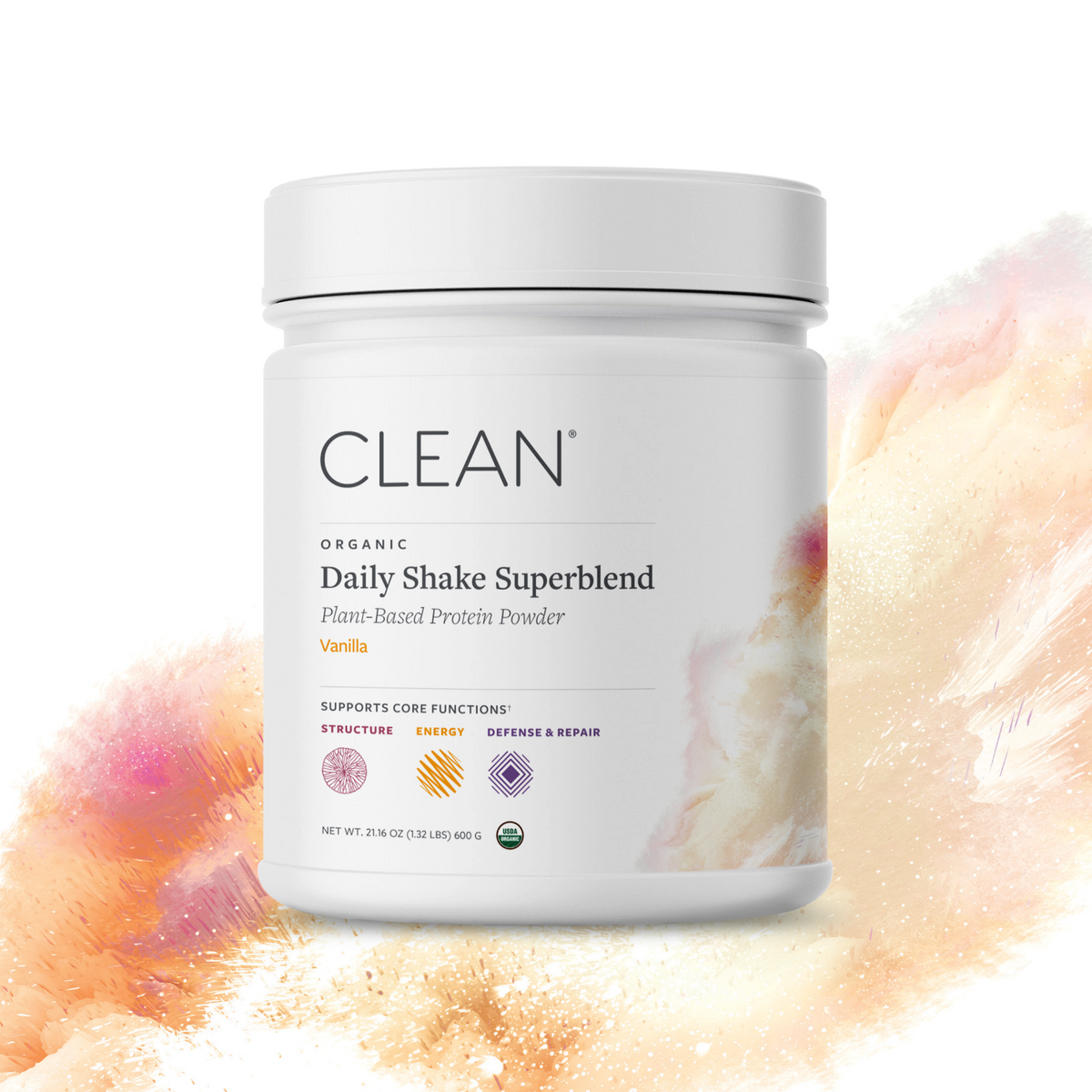 CLEAN Daily Shake Superblend Probiotic Protein Powder