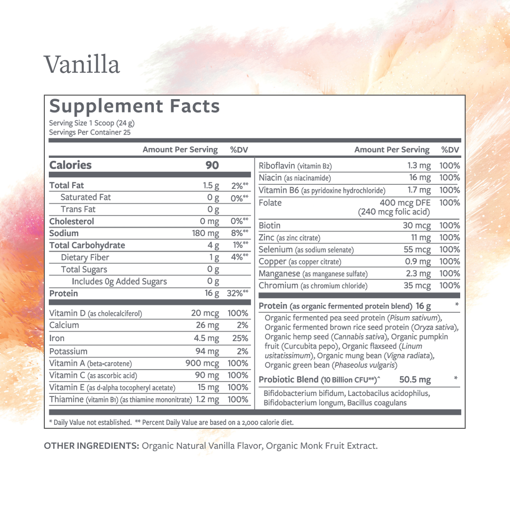 CLEAN Daily Shake Superblend Probiotic Protein Powder
