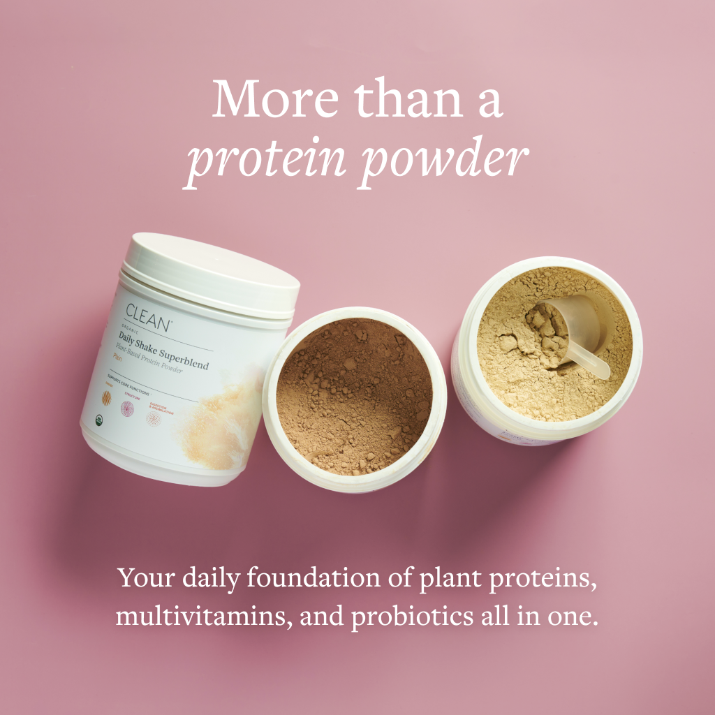 CLEAN Daily Shake Superblend Probiotic Protein Powder