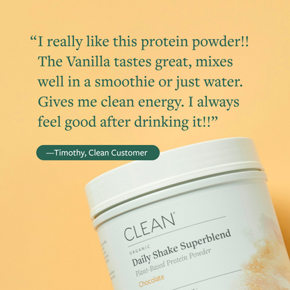 CLEAN Daily Shake Superblend Probiotic Protein Powder