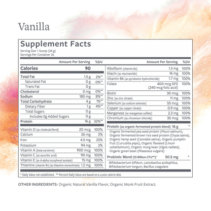 CLEAN Daily Shake Superblend Probiotic Protein Powder